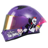 Casco Ich 503 Edicion Especial Billy Mandy Morado Visor Morado